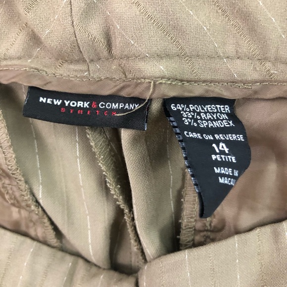 New York & Co. Women’s Tan Dress Pants 14 - Picture 5 of 6